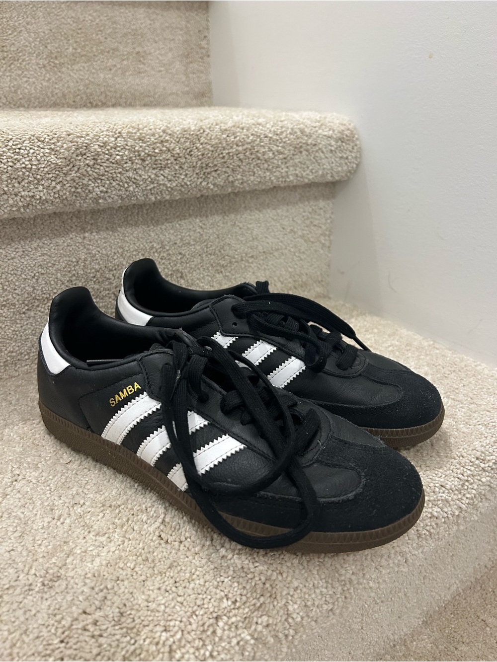 adidas Black and White Samba Women’s Sneakers